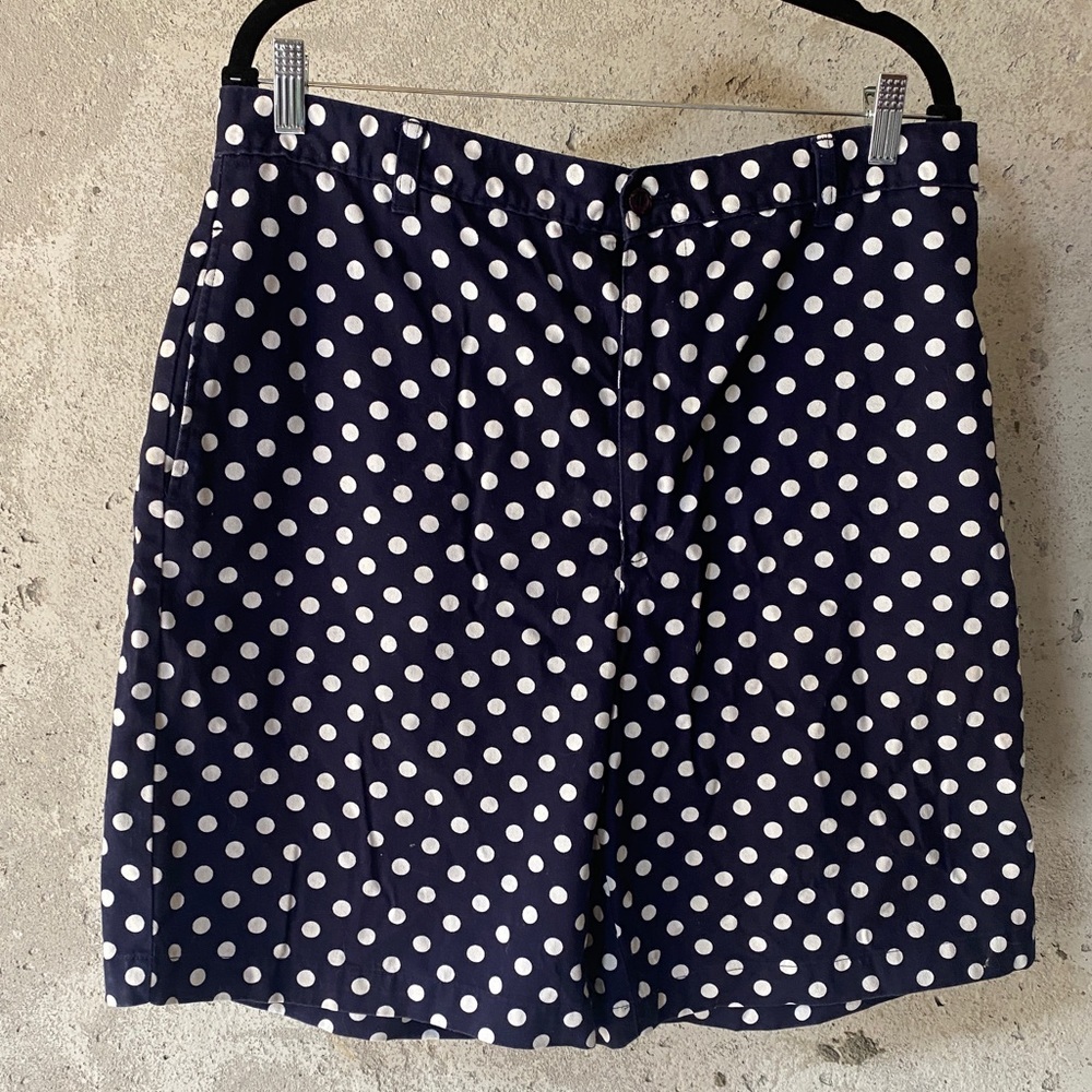 Vintage J.Crew polka dot high waist shorts - Picture 1 of 6